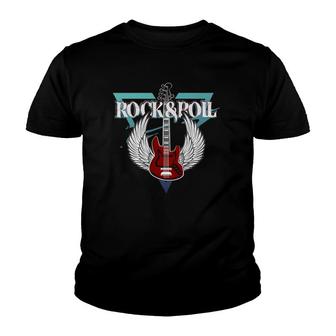 Music Guitar Rock & Roll Lovers Gift Youth T-shirt | Mazezy