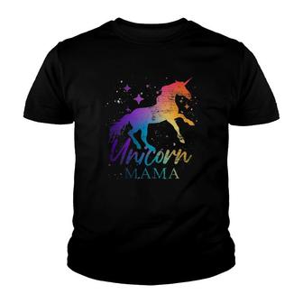 Mythical Creature Mother's Day Magical Animal Mama Unicorn Youth T-shirt | Mazezy