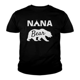 Nana Bear Pajamas Mama Bear Papa Bear Tees Youth T-shirt | Mazezy