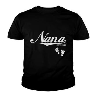 Nana Shirts Nana Est 2016 Youth T-shirt - Thegiftio UK
