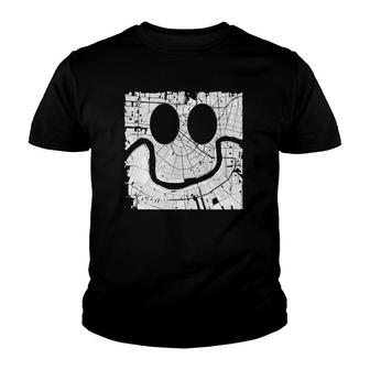 New Orleans Smiley Face City Map Youth T-shirt | Mazezy