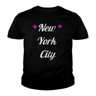 New York City Novelty Raglan Baseball Tee Youth T-shirt | Mazezy