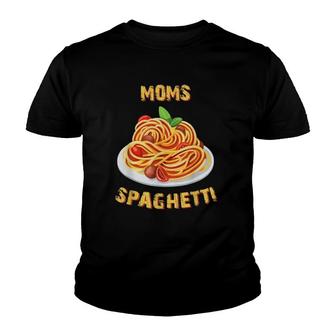 Nice Moms Spaghetti Lover Foodie Youth T-shirt | Mazezy AU