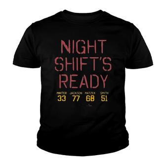 Night Shift's Ready Minter Jackson Matzek Smith Youth T-shirt | Mazezy