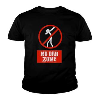 No Dab Zone Funny Youth T-shirt | Mazezy