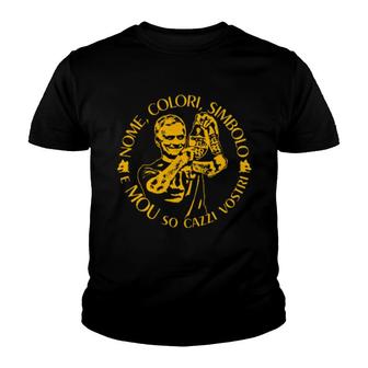 Nome Colori Simbolo Youth T-shirt | Mazezy