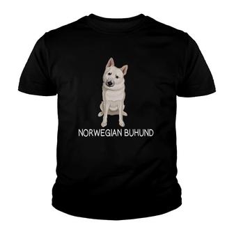 Norwegian Buhund Crazy Dog Lover Youth T-shirt | Mazezy