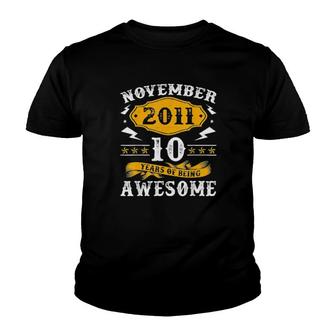 November 2016 5Th Birthday 5 Years Old 2021 Youth T-shirt | Mazezy