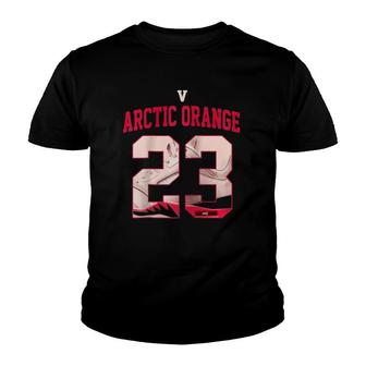 Number 23 Shoes To Matching Low Arctic Orange 5S Tee Raglan Baseball Tee Youth T-shirt | Mazezy
