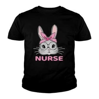 Nurse Bunny Easter Day Cute Rabbit Nursing Rn Lpn Youth T-shirt - Thegiftio UK