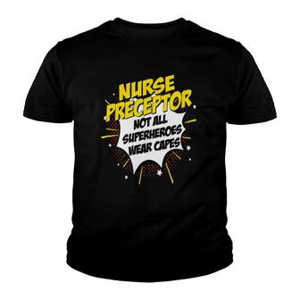 Nurse Preceptor Superhero Comic Superpower Gift Youth T-shirt - Thegiftio UK