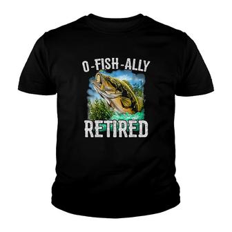 O-fish-ally Retired Youth T-shirt | Mazezy