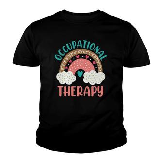 Occupational Therapy For A Ot Apparel Rainbow Youth T-shirt | Mazezy