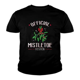 Official Mistletoe Tester Youth T-shirt | Mazezy