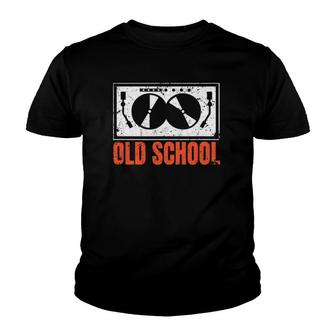 Old School Turntable For An Old School Hip Hop Dj Spin It Youth T-shirt | Mazezy
