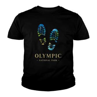 Olympic National Park Hike Hiking Boot Camping Souvenir Gift Youth T-shirt - Thegiftio UK