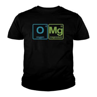 Omg Periodic Table Funny Chemistry Science Youth T-shirt | Mazezy