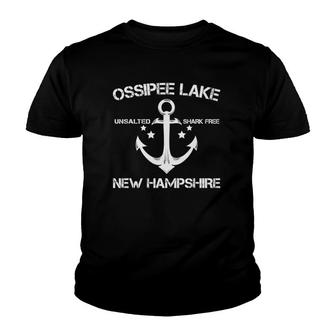 Ossipee Lake New Hampshire Funny Fishing Camping Summer Gift Youth T-shirt | Mazezy