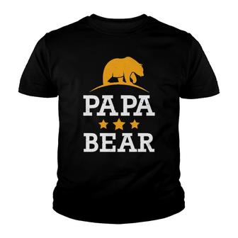 Papa Bear Classic Youth T-shirt | Mazezy