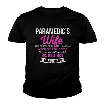Paramedic's Wife Funny Anniversary Gifts Youth T-shirt | Mazezy