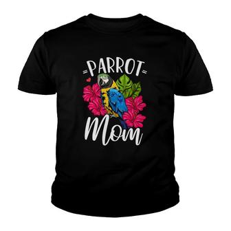 Parrot Mom Bird Lover Mother's Day Youth T-shirt | Mazezy