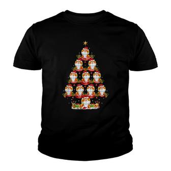 Persian Cat Xmas Lighting Persian Cat Christmas Tree Youth T-shirt | Mazezy