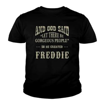 Personalized Birthday Gift For Person Named Freddie Youth T-shirt | Mazezy
