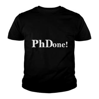 Ph Done Youth T-shirt | Mazezy