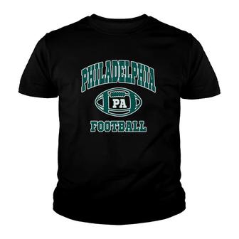Philadelphia Football Fan Hometown Pride Pa Football Youth T-shirt | Mazezy