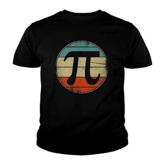 Pi Day Math Teachers Cool Math Lover Pi Day Retro Vintage Youth T-shirt | Mazezy