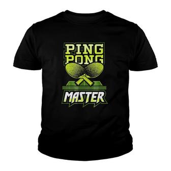 Ping Pong Master - Funny Ping Pong Player Gift Youth T-shirt | Mazezy