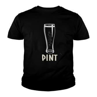 Pint Half Pint Youth T-shirt | Mazezy