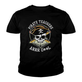 Pirate Teacher Teacher Tee Educational Youth T-shirt | Mazezy