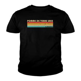 Pomme De Terre Lake Missouri Funny Fishing Camping Summer Youth T-shirt - Thegiftio UK