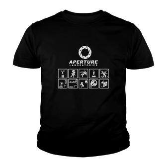 Portal Aperture Science Laboratories Youth T-shirt | Mazezy
