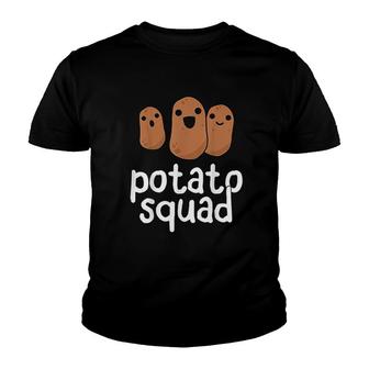 Potato Squad Funny Potato Youth T-shirt | Mazezy