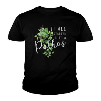 Pothos Houseplant Plant Lover Gift Crazy Plant Parent Mom Youth T-shirt | Mazezy