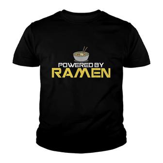Powered By Ramen Japanese Youth T-shirt | Mazezy