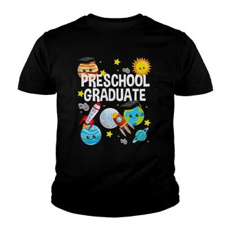 Preschool Graduate Outer Space Solar System Graduation Pre-K Youth T-shirt | Mazezy