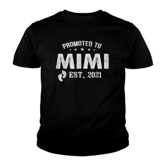 Promoted To Mimi 2021 Mother's Day For New Grandma Youth T-shirt | Mazezy