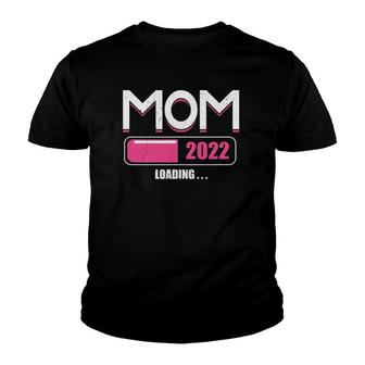 Promoted To Mommy Est 2022 Loading Future Mom Youth T-shirt | Mazezy