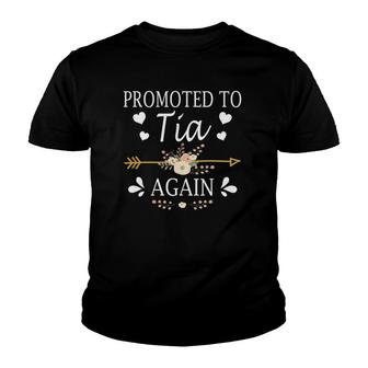 Promoted To Tia Again Mothers Day Gifts Youth T-shirt | Mazezy