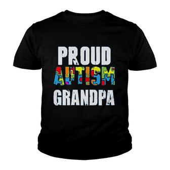 Proud Autism Dad Gift Youth T-shirt | Mazezy