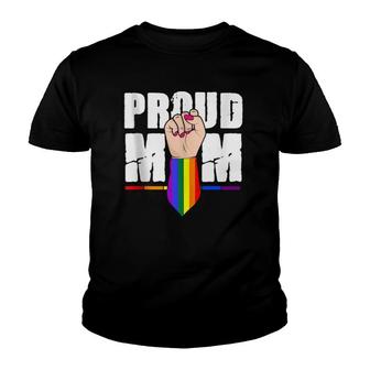 Proud Mom Mother Lesbian Gay Pride Transgender Lgbt Youth T-shirt | Mazezy