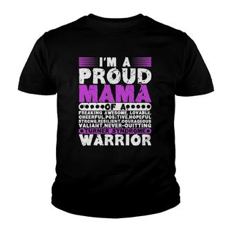 Proud Mom Of A Turner Syndrome Warrior Awareness Youth T-shirt | Mazezy