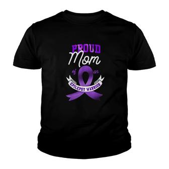 Proud Mom Of An Epilepsy Warrior Youth T-shirt | Mazezy