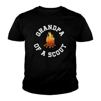Proud Scout Grandpa I Scout Grandfather Gift Youth T-shirt | Mazezy