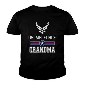 Proud Us Air Force Grandma V2 Youth T-shirt - Thegiftio UK