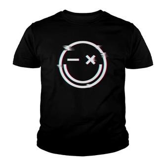 Psychedelic Smiley Face Smile Icon Youth T-shirt | Mazezy
