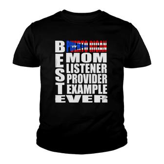 Puerto Rican Mom For Women Mother's Day Youth T-shirt | Mazezy